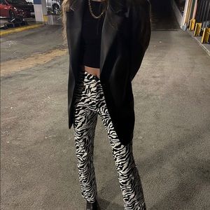 Motel Rocks Zebra Print Pants